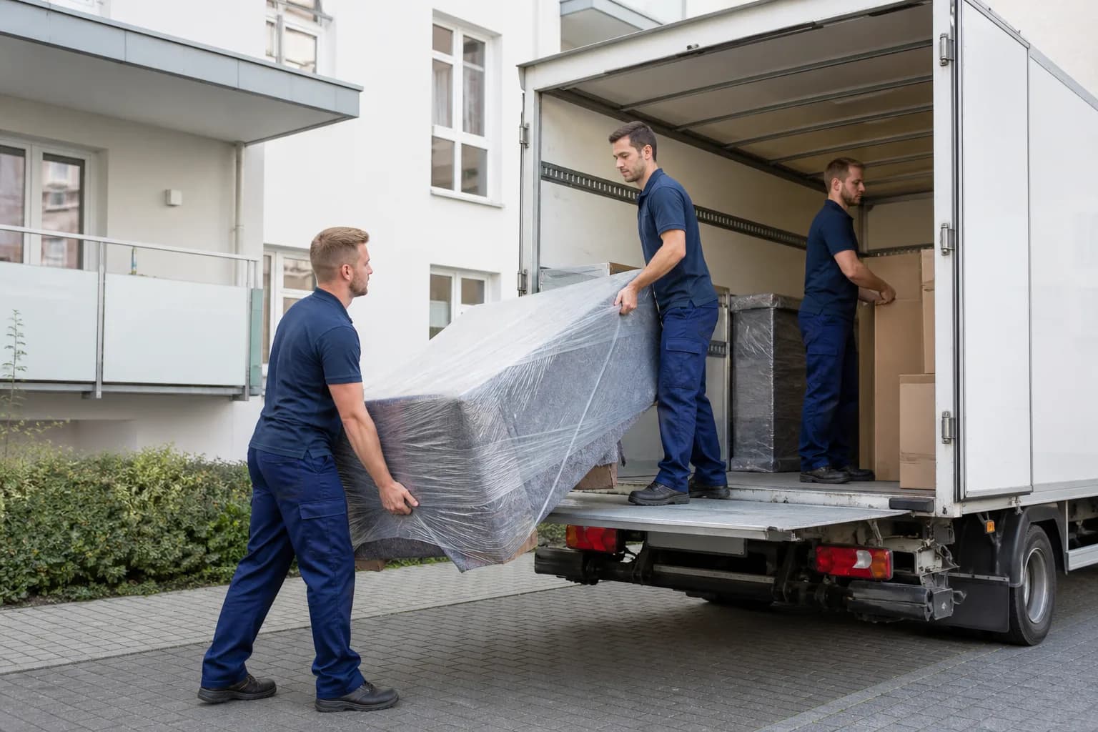 Privatumzug mit Lastwagen und Umzugshelfern – Blitsa Umzüge & Transporte